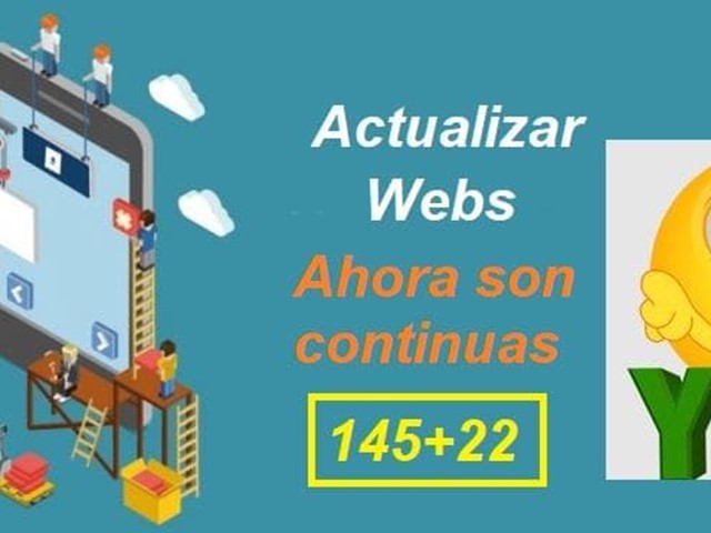 Webs para actualizar anteriores al 31 de diciembre de 2015